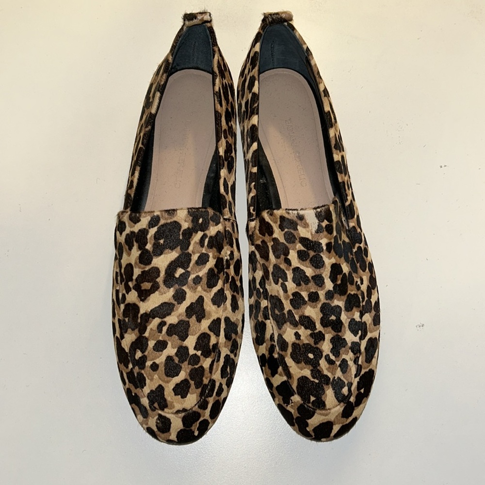 Banana Republic Calf Hair Leopard Loafers-NWOT
